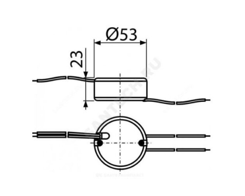 Блок питания для устройств сенсорного смыва 230V AC/12V DC/10W IP20 Alca Plast AEZ310