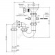 Сифон трубный с разрывом струи 1 1/2
