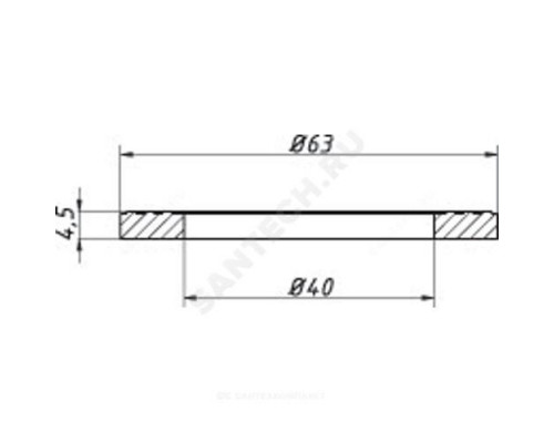 Прокладка под горловину ТЭП 40 Орио П-1040