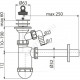Сифон для умывальника бутылочный 1 1/4