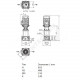 Насос многоступенчатый вертикальный HELIX FIRST V 3602-5/16/E/S/400-50 PN16 3х400В/50 Гц Wilo 4183387