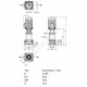 Насос многоступенчатый вертикальный HELIX FIRST V 3604/2-5/16/E/S/400-50 PN16 3х400В/50 Гц Wilo 4183391