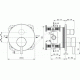 Смеситель для ванны с душем одноручный CERALINE Ideal Standard A7389XG