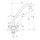 Смеситель для кухонной мойки двуручный ПСМ-127-К/50 Профсан