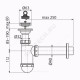 Сифон для умывальника бутылочный 1 1/4