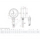 Термоманометр ТМТБ-31Р.2 радиальный Дк80 1,6МПа L=64мм G1/2